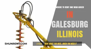 Renting a One-Man Auger in Galesburg, Illinois: Top Locations