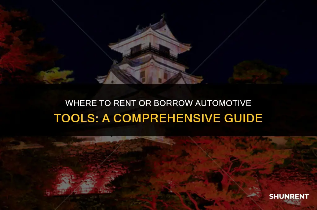 where to rent or borrow automotive tools