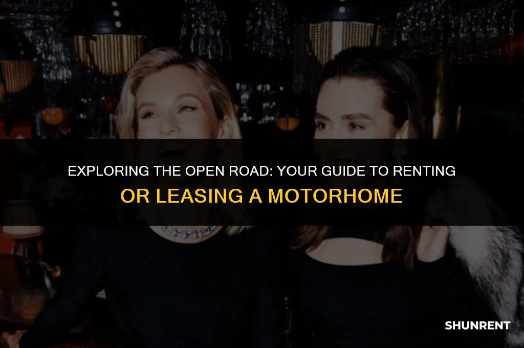 where to rent or lease a motorhome