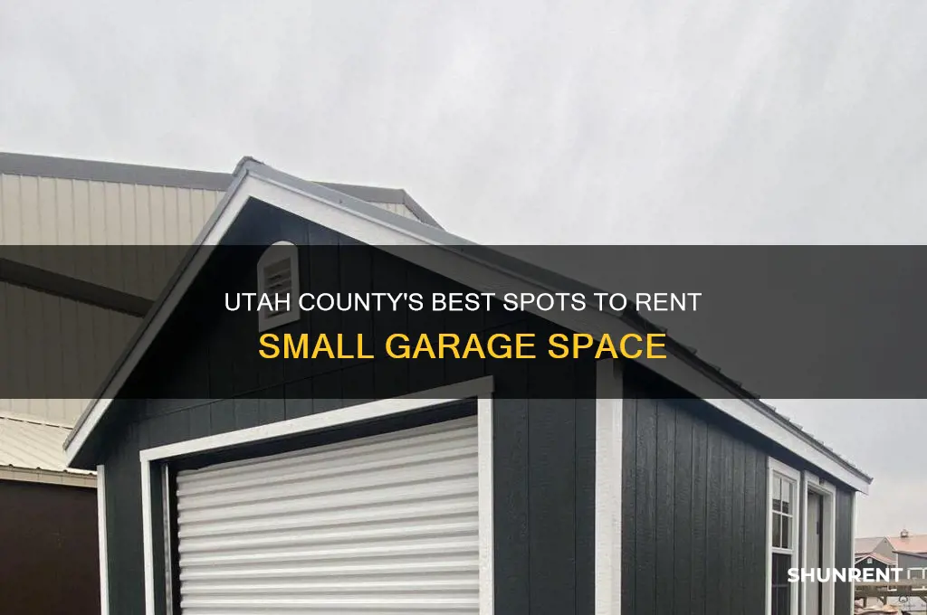 where to rent out small garage space in utah county