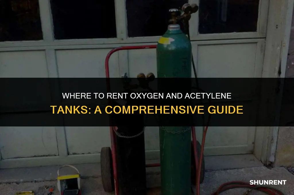 where to rent oxygen and acetylene tanks