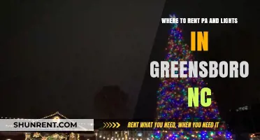 Top PA and Lighting Rental Options in Greensboro, NC