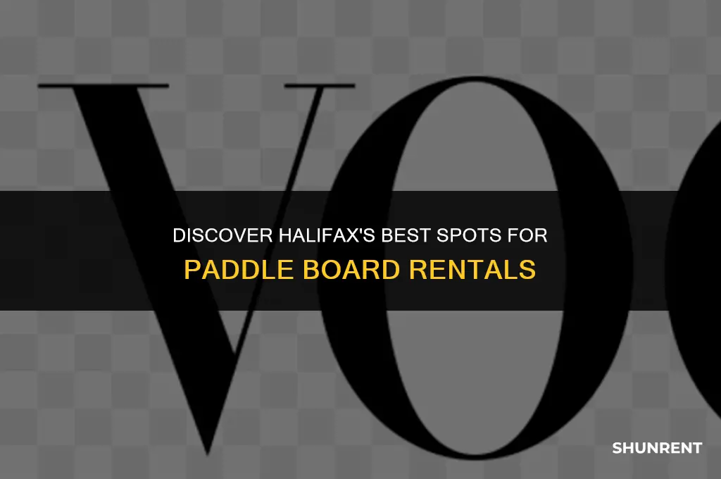 where to rent paddle boards in halifax