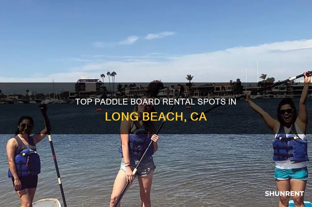 where to rent paddle boards in long beach ca
