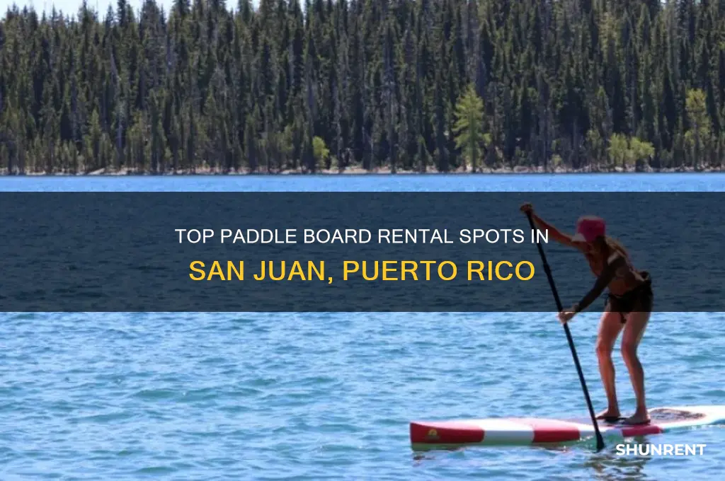 where to rent paddle boards in san juan puerto rico