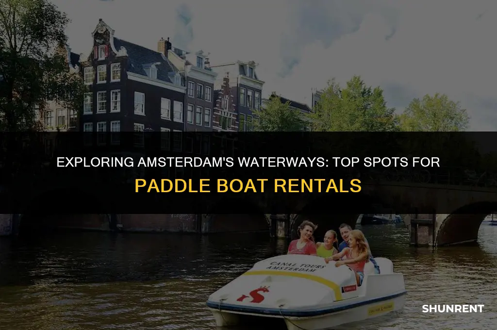 where to rent paddle boats in amsterdam