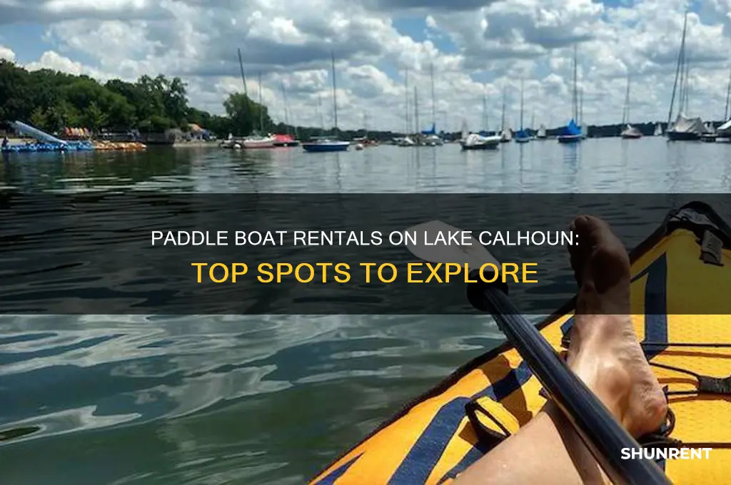 where to rent paddle boats on lake calhoun