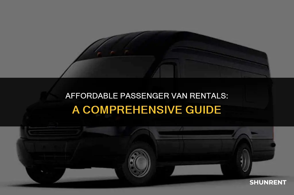 where to rent passenger vans for cheap