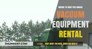 Rent Pea Gravel Vacuum Equipment: Top Locations for Easy Access