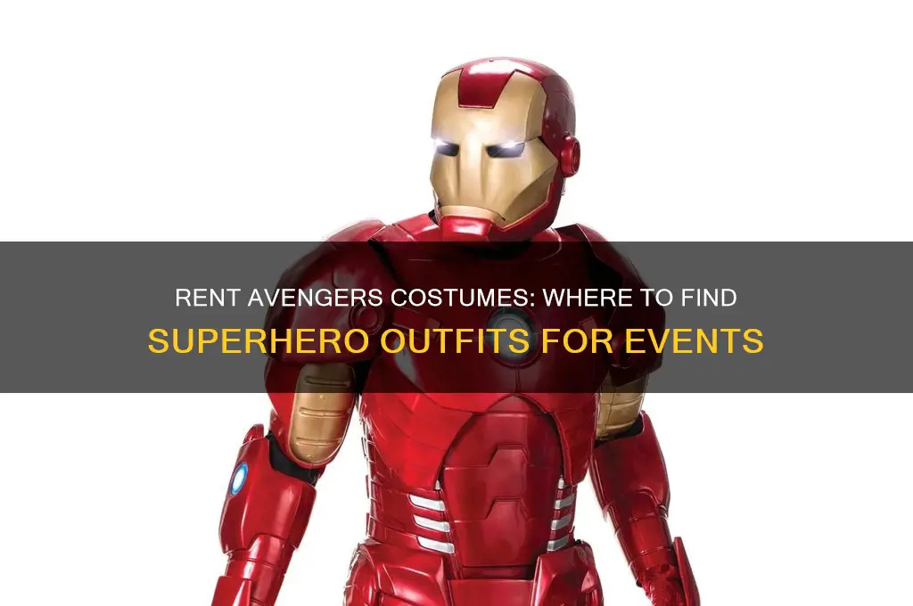 where to rent people dress as the advengers
