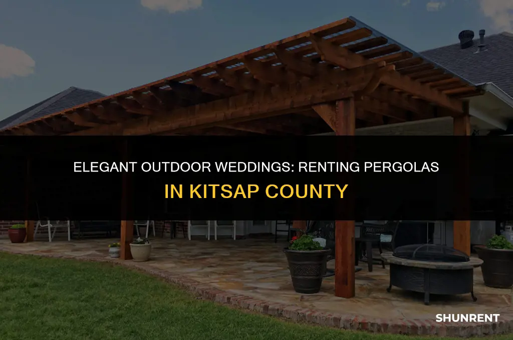where to rent pergolas for weddings kitsap
