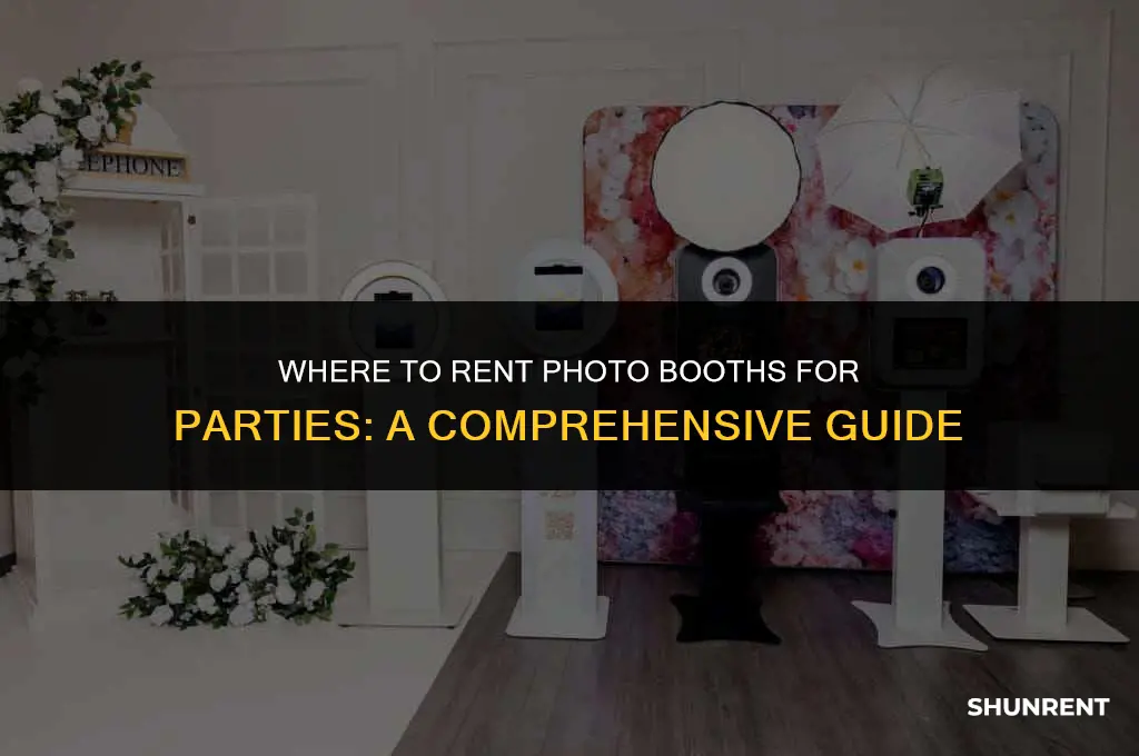 where to rent photo booths for parties