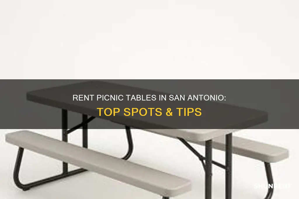 where to rent picnic tables san antonio tx