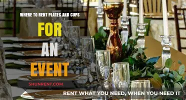 Top Event Rental Spots for Plates and Cups Near You
