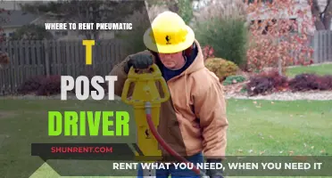 Where to Rent Pneumatic T-Post Drivers: A Comprehensive Guide