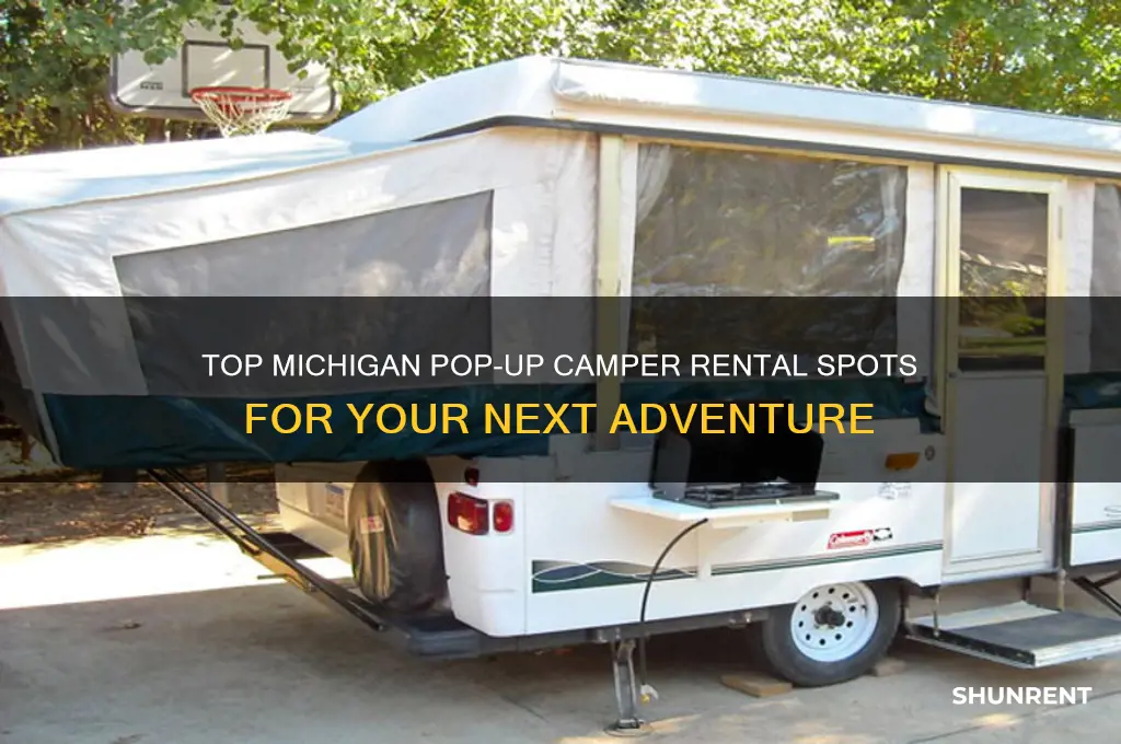where to rent pop up campers in michigan