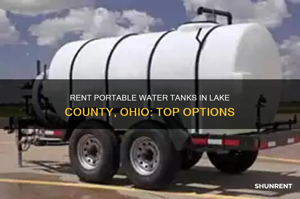 where to rent portable water tanks in lake county ohio