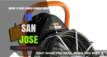 Rent a Power Plumber Snake in San Jose: Top Locations