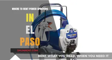 Top El Paso Power Sprayer Rental Locations: Your Ultimate Guide