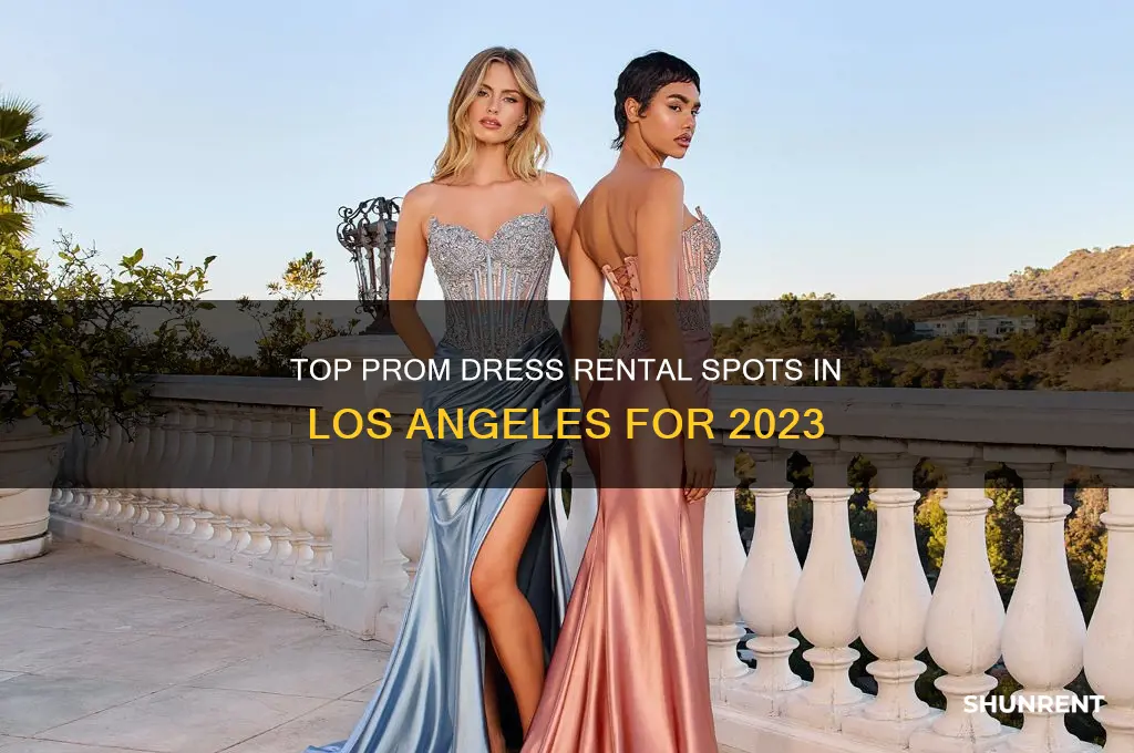 where to rent prom dresses in los angeles