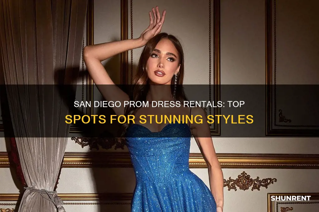 where to rent prom dresses in san diego