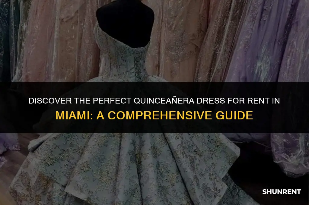 where to rent quinceanera dresses in miami