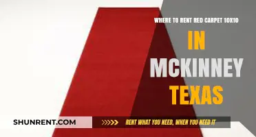 Rent Red Carpet 10x10 in McKinney, Texas: Top Locations