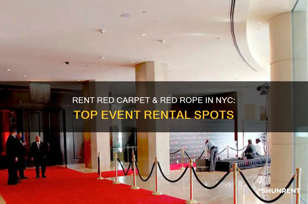 where to rent red carpet and red rope nyc