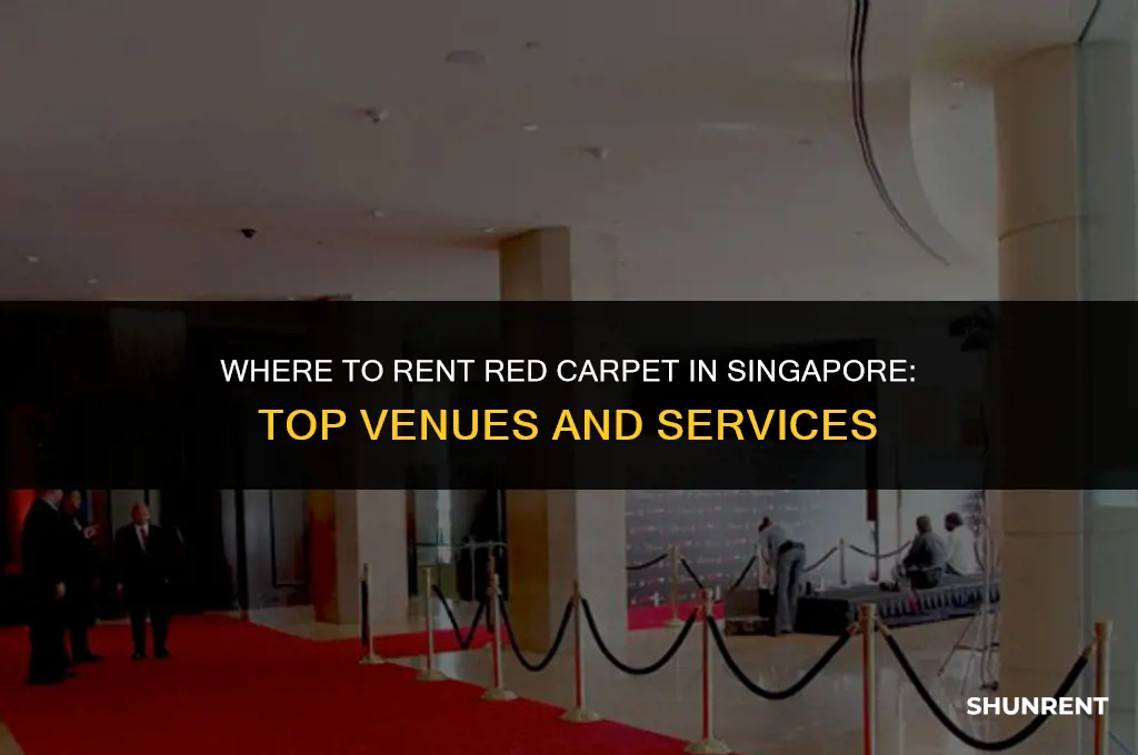 where to rent red carpet in singapore