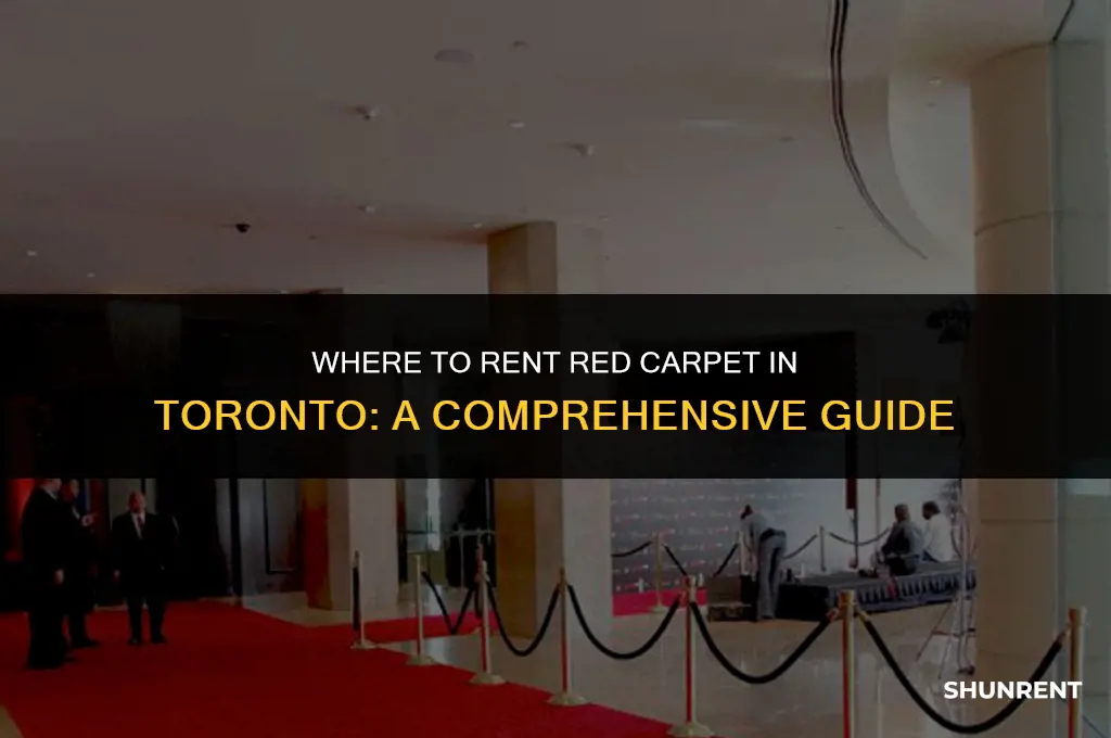where to rent red carpet in toronto