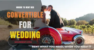 Top Picks: Renting a Red Convertible for Your Wedding Day