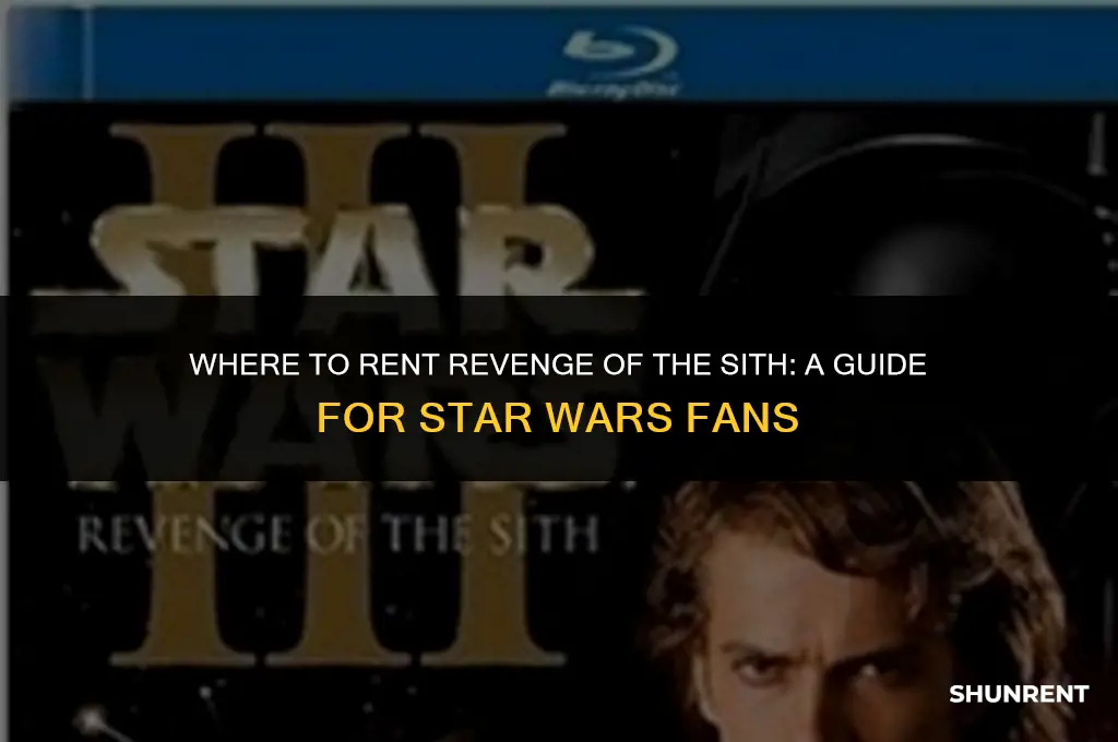 where to rent revenge of the sith