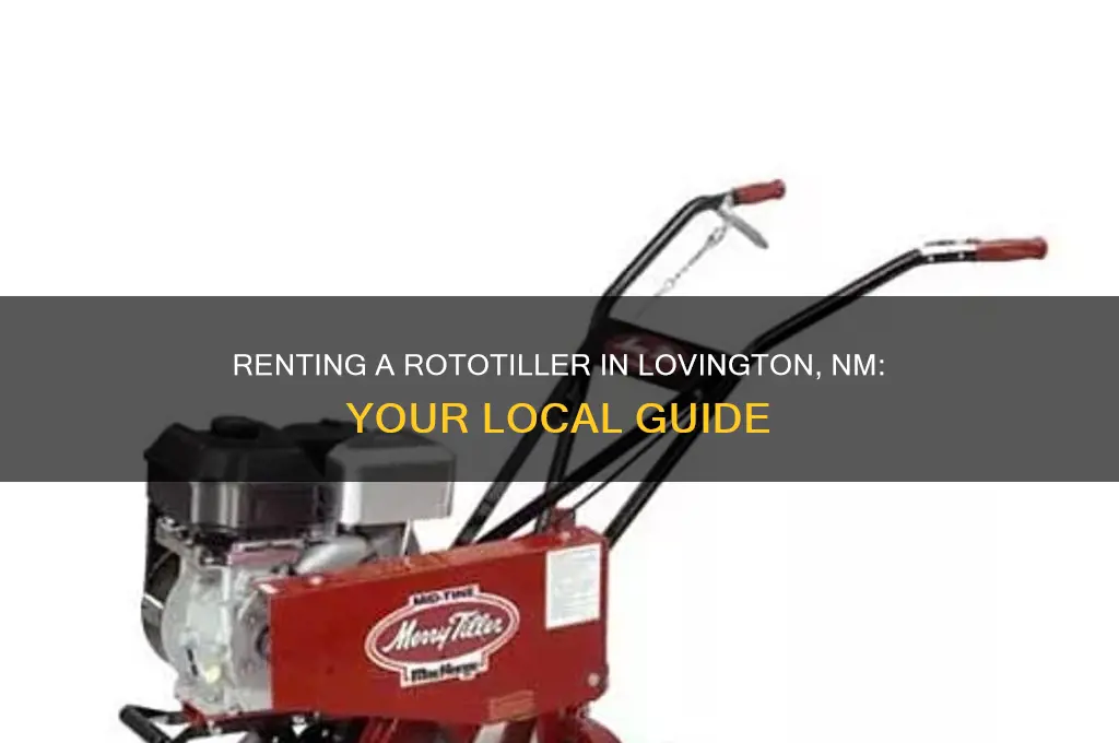 where to rent rototiller in lovington new mexico