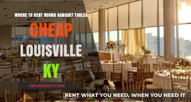 Affordable Round Banquet Table Rentals in Louisville, KY: Top Spots