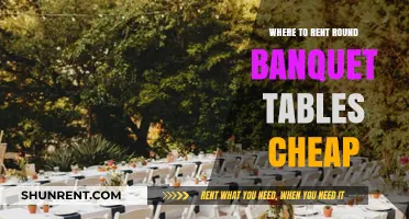 Affordable Round Banquet Table Rentals: Where to Find Them