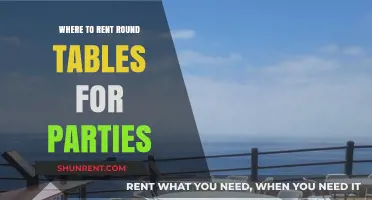 Where to Rent Round Tables for Parties: A Comprehensive Guide
