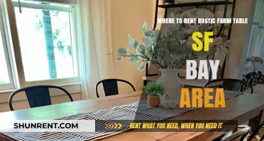 Rustic Farm Table Rentals in the SF Bay Area: Top Picks