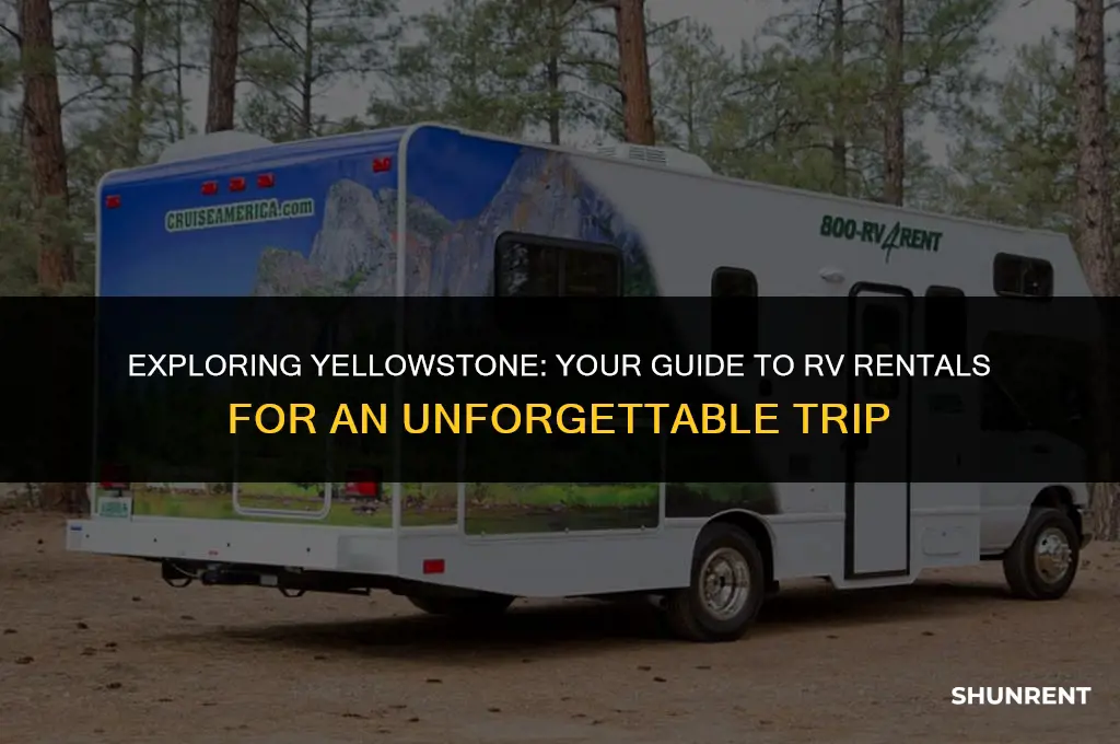 where to rent rv for yellowstone trip