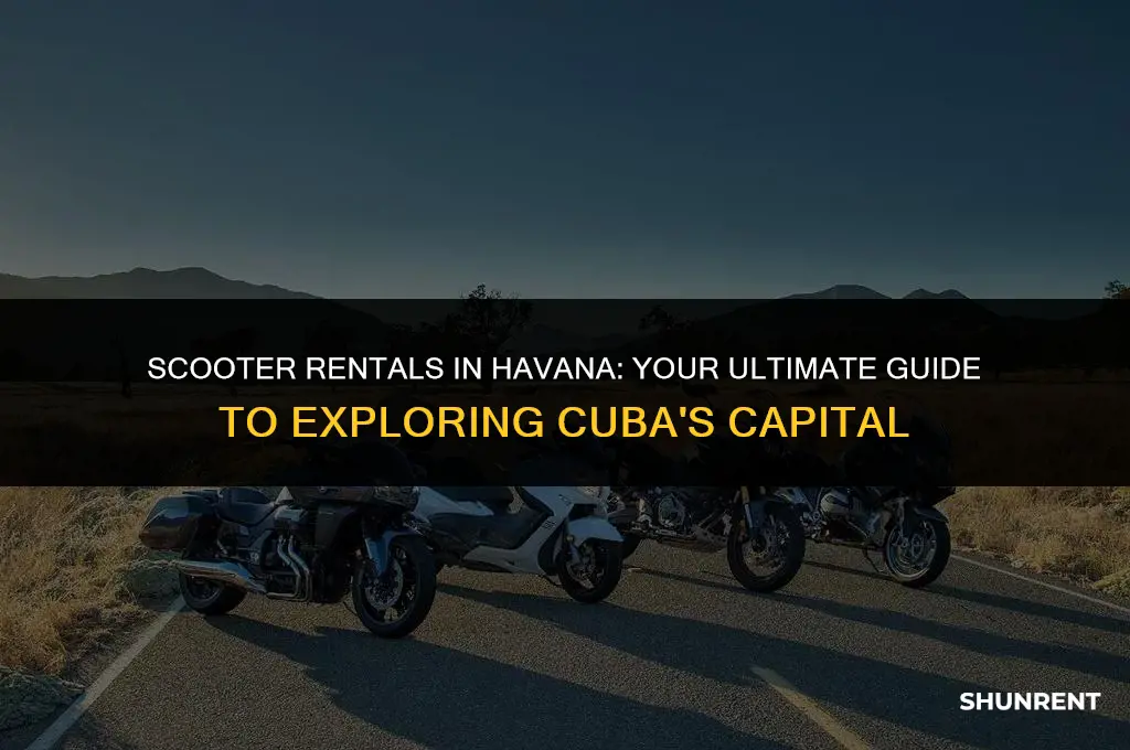 where to rent scooters in havana cuba