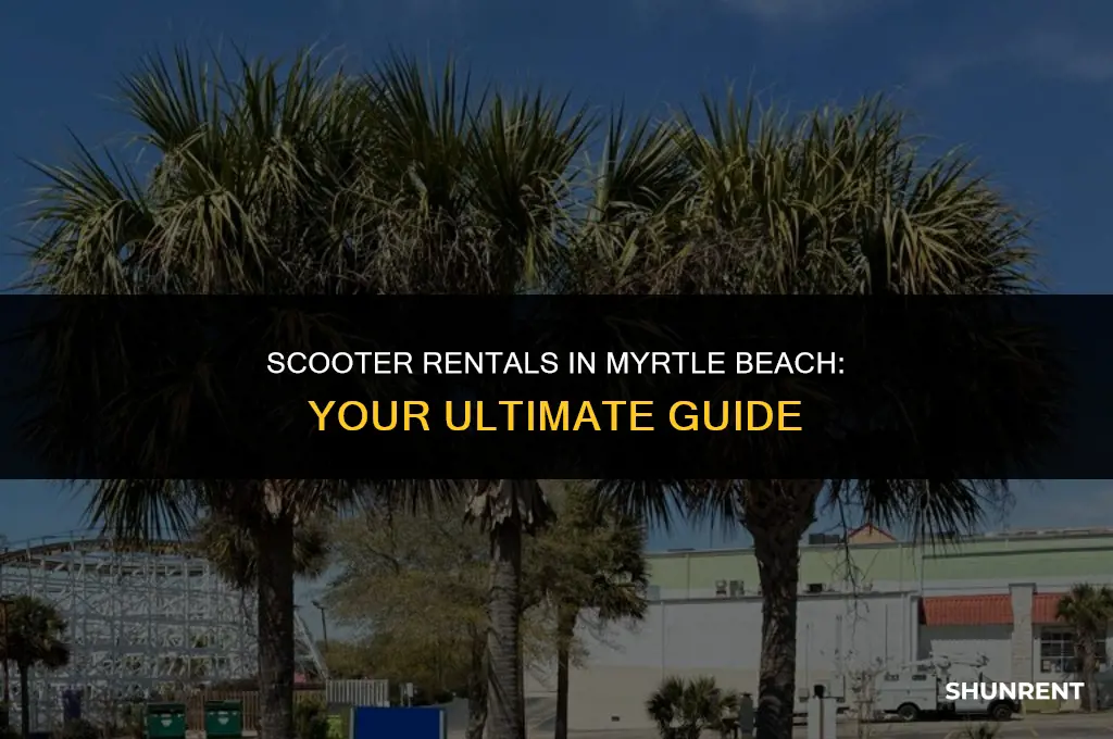 where to rent scooters in myrtle beach