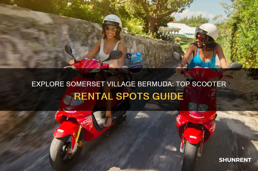 where to rent scooters in somerset village bermuda