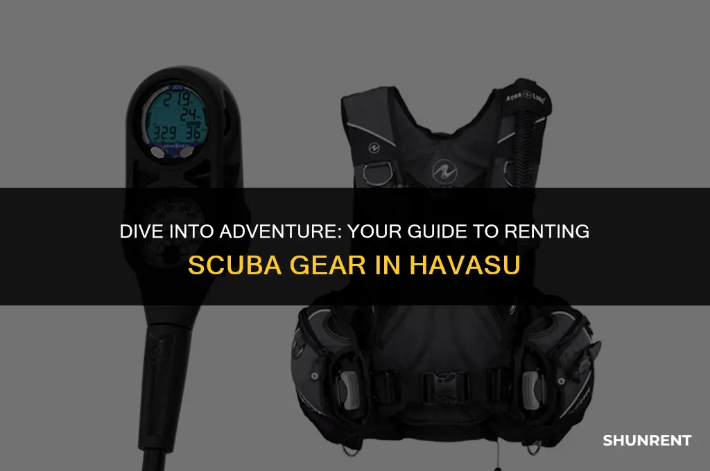 where to rent scuba gear in havasu