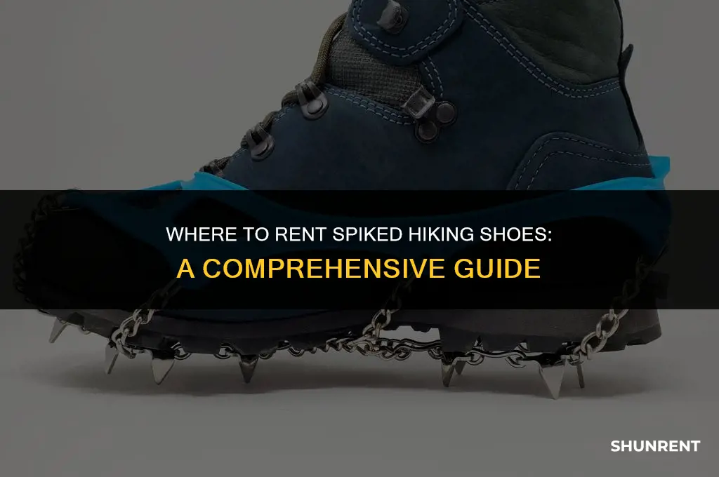 where to rent shoes with spikes hiking