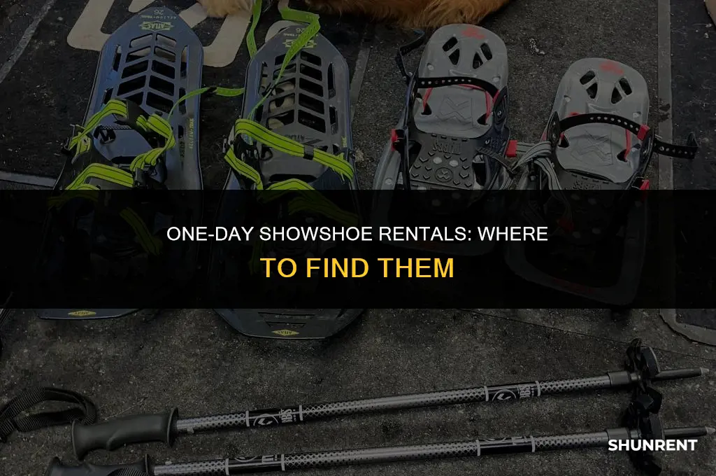 where to rent showshoes for one day