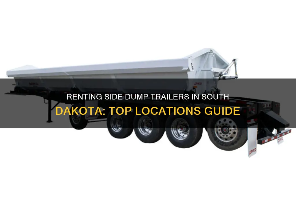 where to rent side dump trailers in south dakota