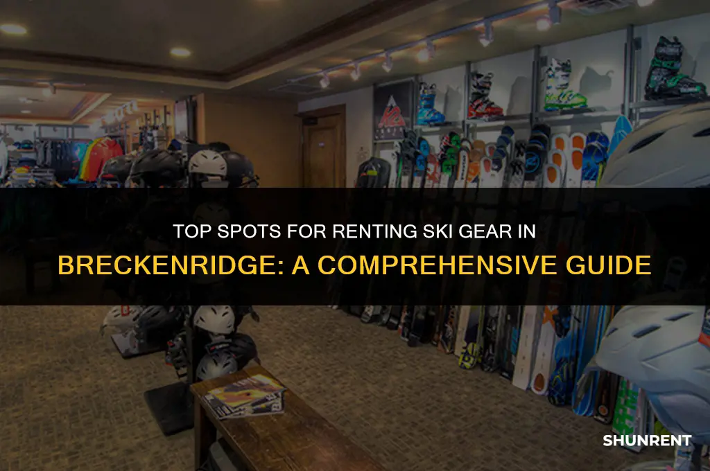where to rent ski equipment in breckenridge