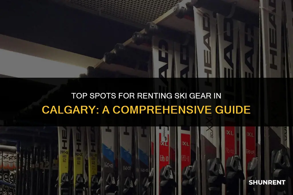 where to rent ski equipment in calgary