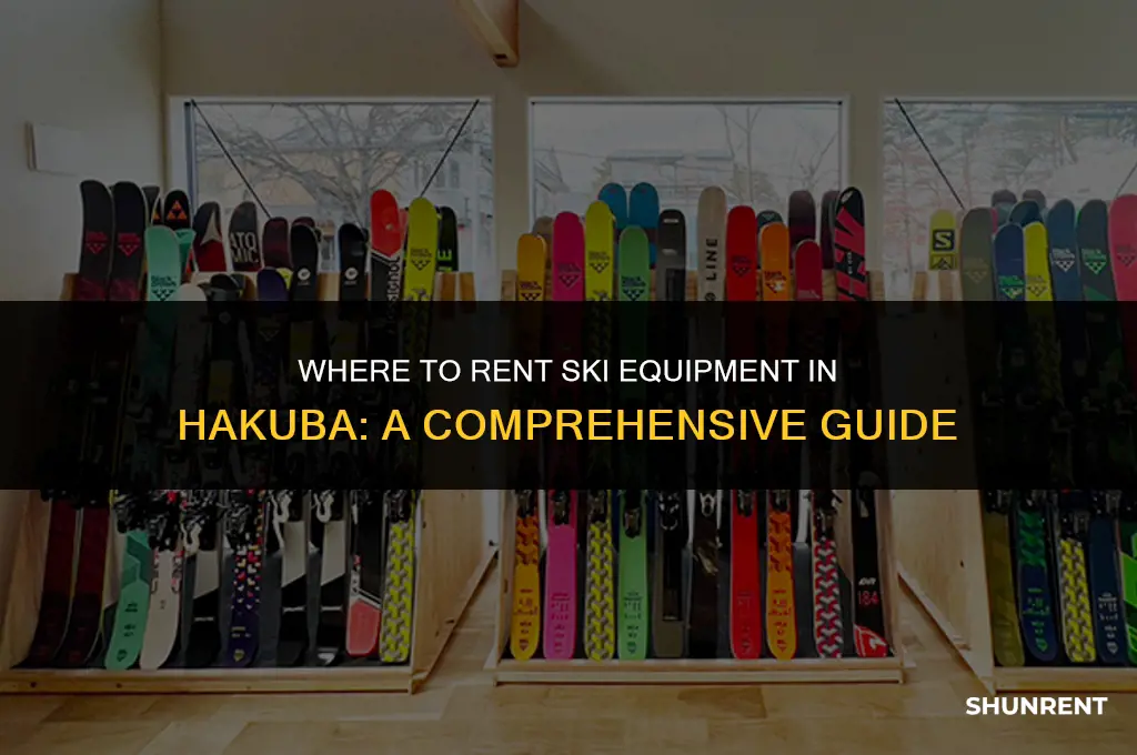 where to rent ski equipment in hakuba