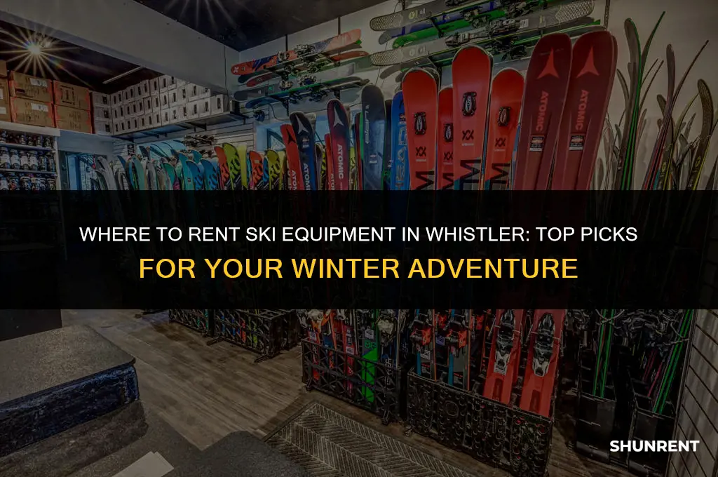 where to rent ski equipment in whistler