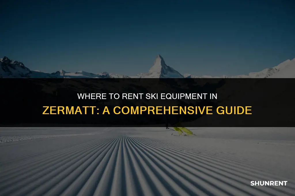 where to rent ski equipment in zermatt